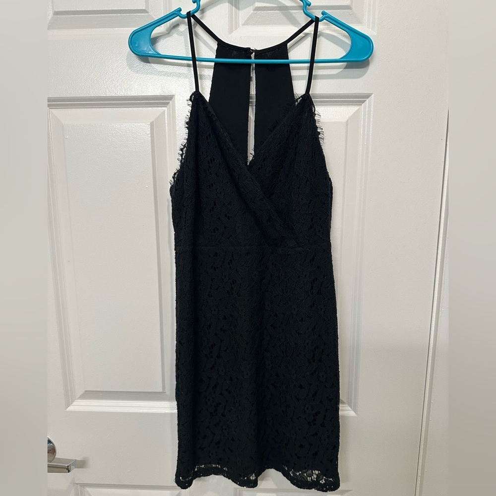 Kimchi Blue Black Lace Mini Dress